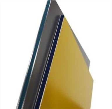 Ohňovzdorný kompozitný panel z brúseného hliníka modrej farby na dekoráciu obchodu